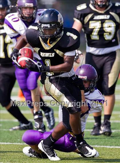 Thumbnail 3 in Mount Carmel Academy vs. Chester (Living Stones Kick Off Classic) photogallery.