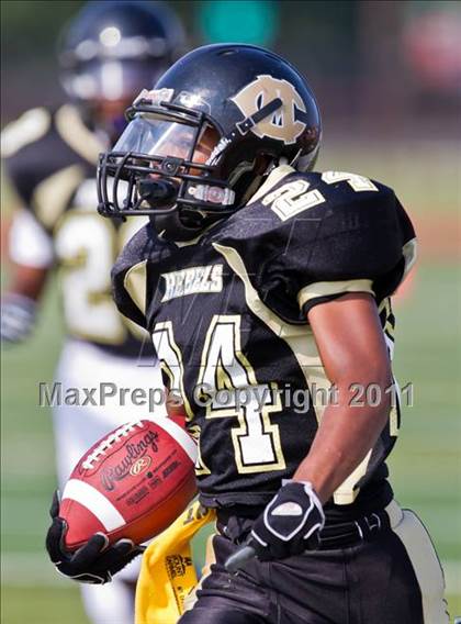 Thumbnail 2 in Mount Carmel Academy vs. Chester (Living Stones Kick Off Classic) photogallery.