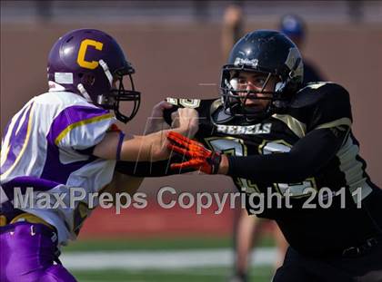 Thumbnail 3 in Mount Carmel Academy vs. Chester (Living Stones Kick Off Classic) photogallery.