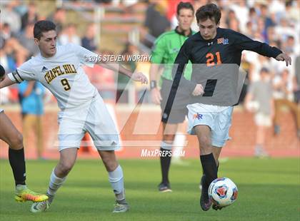 Thumbnail 3 in Chapel Hill vs. Marvin Ridge (NCHSAA 3A Final) photogallery.