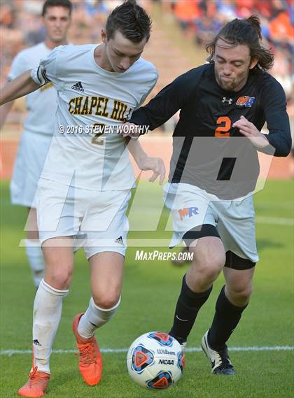 Thumbnail 1 in Chapel Hill vs. Marvin Ridge (NCHSAA 3A Final) photogallery.