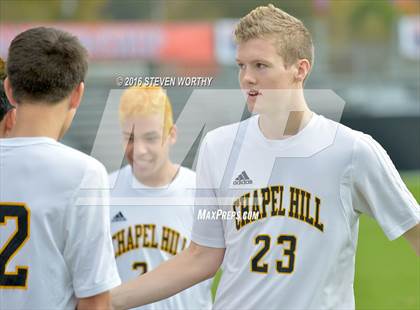 Thumbnail 1 in Chapel Hill vs. Marvin Ridge (NCHSAA 3A Final) photogallery.