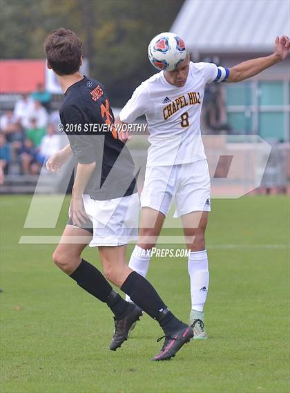 Thumbnail 3 in Chapel Hill vs. Marvin Ridge (NCHSAA 3A Final) photogallery.