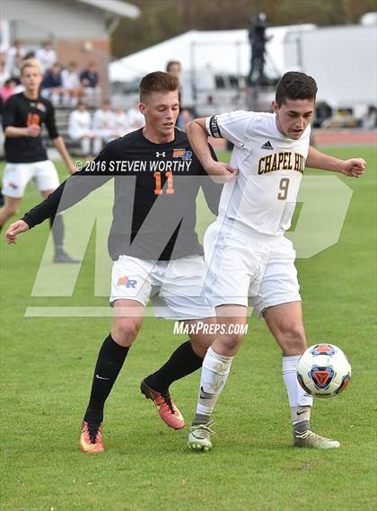 Thumbnail 3 in Chapel Hill vs. Marvin Ridge (NCHSAA 3A Final) photogallery.