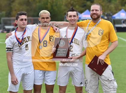 Thumbnail 1 in Chapel Hill vs. Marvin Ridge (NCHSAA 3A Final) photogallery.