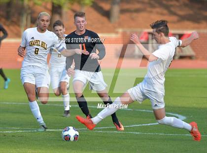 Thumbnail 2 in Chapel Hill vs. Marvin Ridge (NCHSAA 3A Final) photogallery.
