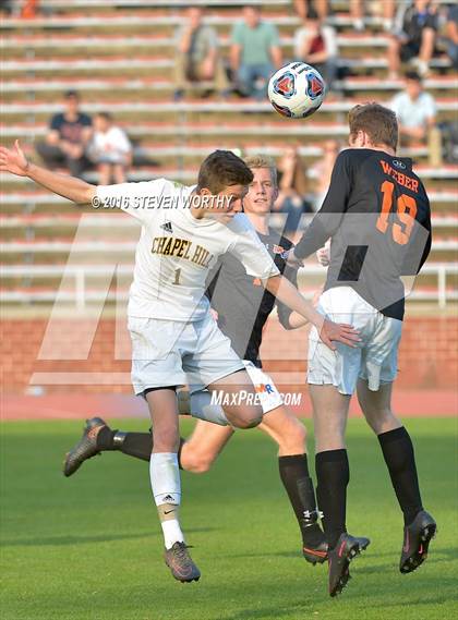 Thumbnail 3 in Chapel Hill vs. Marvin Ridge (NCHSAA 3A Final) photogallery.