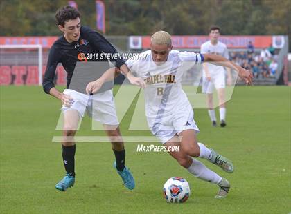 Thumbnail 1 in Chapel Hill vs. Marvin Ridge (NCHSAA 3A Final) photogallery.