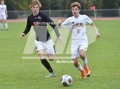 Thumbnail 3 in Chapel Hill vs. Marvin Ridge (NCHSAA 3A Final) photogallery.