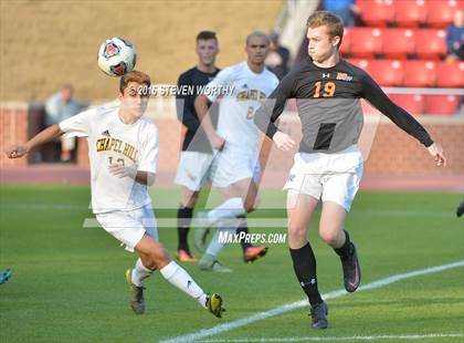 Thumbnail 1 in Chapel Hill vs. Marvin Ridge (NCHSAA 3A Final) photogallery.