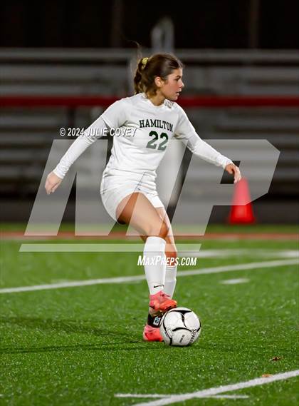 Thumbnail 2 in Hamilton vs LaFargeville-Carthage (NYSPHSAA Section III Class D Semifinal) photogallery.