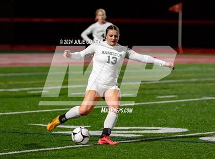 Thumbnail 2 in Hamilton vs LaFargeville-Carthage (NYSPHSAA Section III Class D Semifinal) photogallery.