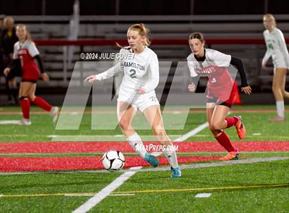 Thumbnail 2 in Hamilton vs LaFargeville-Carthage (NYSPHSAA Section III Class D Semifinal) photogallery.