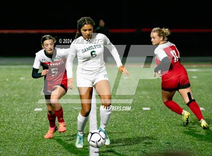 Thumbnail 2 in Hamilton vs LaFargeville-Carthage (NYSPHSAA Section III Class D Semifinal) photogallery.