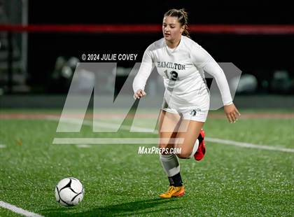 Thumbnail 2 in Hamilton vs LaFargeville-Carthage (NYSPHSAA Section III Class D Semifinal) photogallery.