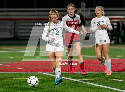 Thumbnail 3 in Hamilton vs LaFargeville-Carthage (NYSPHSAA Section III Class D Semifinal) photogallery.