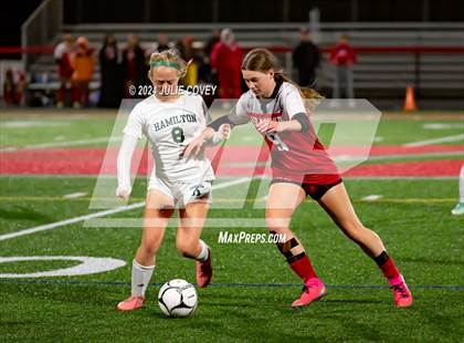 Thumbnail 2 in Hamilton vs LaFargeville-Carthage (NYSPHSAA Section III Class D Semifinal) photogallery.