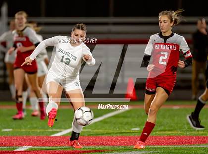 Thumbnail 1 in Hamilton vs LaFargeville-Carthage (NYSPHSAA Section III Class D Semifinal) photogallery.
