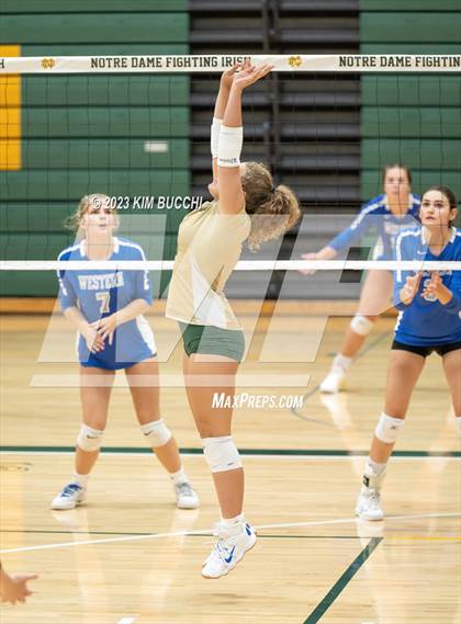 Thumbnail 3 in Walled Lake Western @ Notre Dame Prep photogallery.