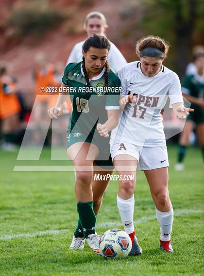 Thumbnail 1 in Manitou Springs vs Aspen (CHSAA 3A Playoffs Rd 2) photogallery.