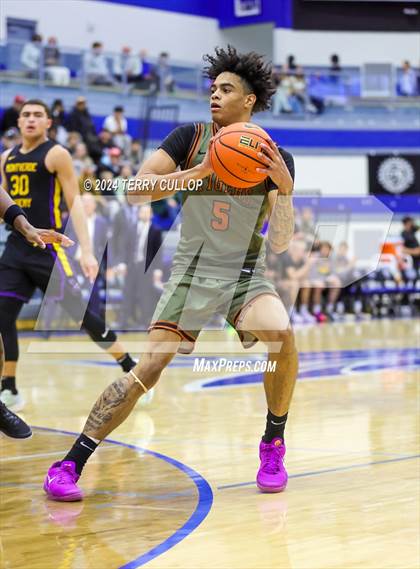 Thumbnail 2 in Montverde Academy vs. Wasatch Academy (5 for the Fight National Hoopfest) photogallery.