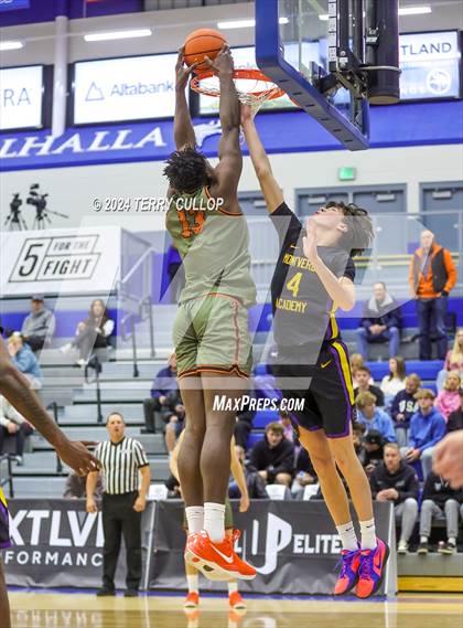Thumbnail 1 in Montverde Academy vs. Wasatch Academy (5 for the Fight National Hoopfest) photogallery.