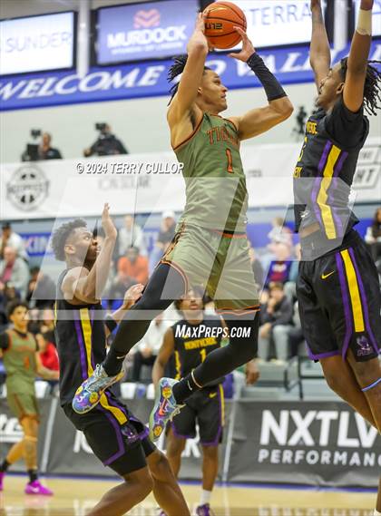 Thumbnail 1 in Montverde Academy vs. Wasatch Academy (5 for the Fight National Hoopfest) photogallery.
