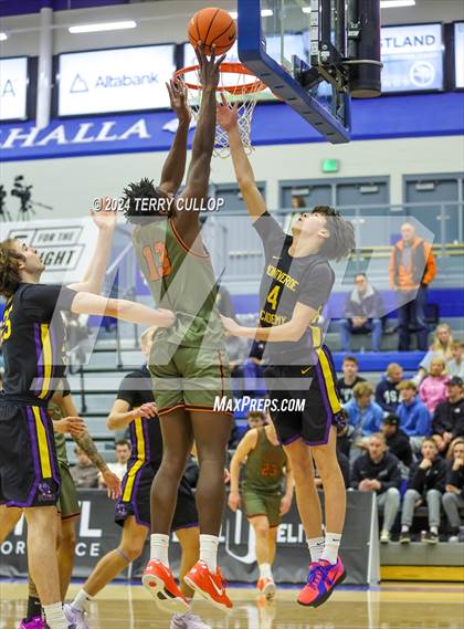 Thumbnail 2 in Montverde Academy vs. Wasatch Academy (5 for the Fight National Hoopfest) photogallery.