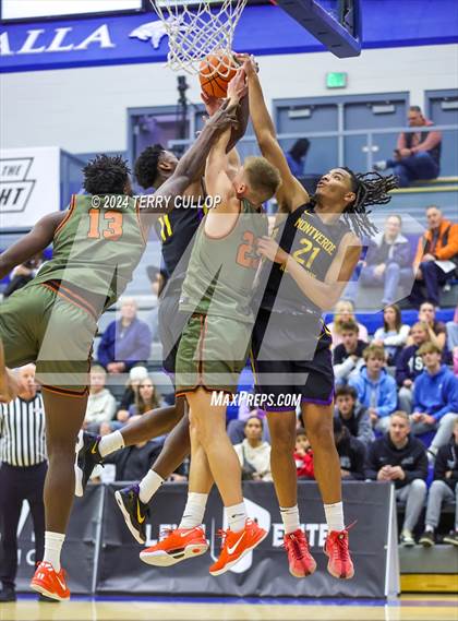 Thumbnail 3 in Montverde Academy vs. Wasatch Academy (5 for the Fight National Hoopfest) photogallery.