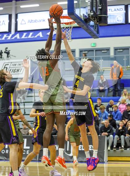 Thumbnail 1 in Montverde Academy vs. Wasatch Academy (5 for the Fight National Hoopfest) photogallery.