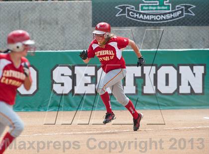 Thumbnail 1 in Santana Vs Cathedral Catholic (CIF SDS D3 Final) photogallery.
