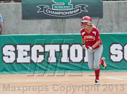 Thumbnail 1 in Santana Vs Cathedral Catholic (CIF SDS D3 Final) photogallery.