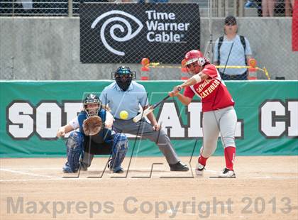 Thumbnail 3 in Santana Vs Cathedral Catholic (CIF SDS D3 Final) photogallery.