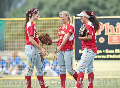 Thumbnail 3 in Santana Vs Cathedral Catholic (CIF SDS D3 Final) photogallery.