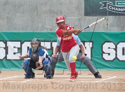 Thumbnail 1 in Santana Vs Cathedral Catholic (CIF SDS D3 Final) photogallery.