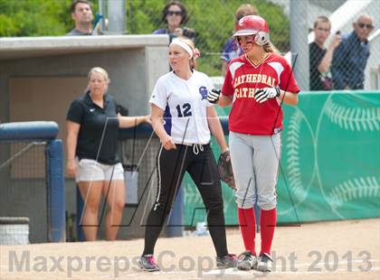 Thumbnail 3 in Santana Vs Cathedral Catholic (CIF SDS D3 Final) photogallery.