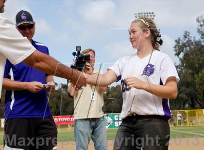 Thumbnail 3 in Santana Vs Cathedral Catholic (CIF SDS D3 Final) photogallery.