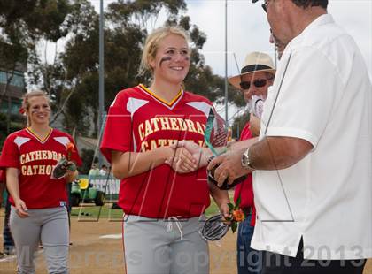 Thumbnail 3 in Santana Vs Cathedral Catholic (CIF SDS D3 Final) photogallery.