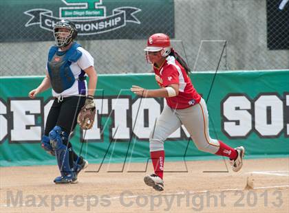 Thumbnail 2 in Santana Vs Cathedral Catholic (CIF SDS D3 Final) photogallery.