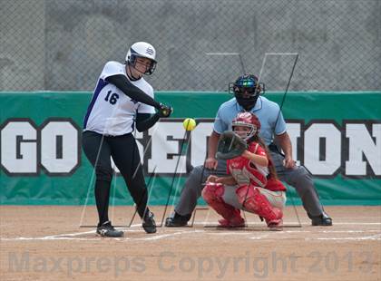 Thumbnail 2 in Santana Vs Cathedral Catholic (CIF SDS D3 Final) photogallery.