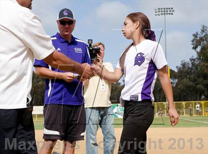 Thumbnail 3 in Santana Vs Cathedral Catholic (CIF SDS D3 Final) photogallery.