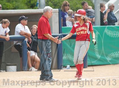 Thumbnail 2 in Santana Vs Cathedral Catholic (CIF SDS D3 Final) photogallery.