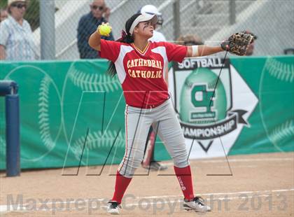 Thumbnail 3 in Santana Vs Cathedral Catholic (CIF SDS D3 Final) photogallery.