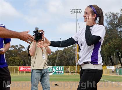 Thumbnail 3 in Santana Vs Cathedral Catholic (CIF SDS D3 Final) photogallery.