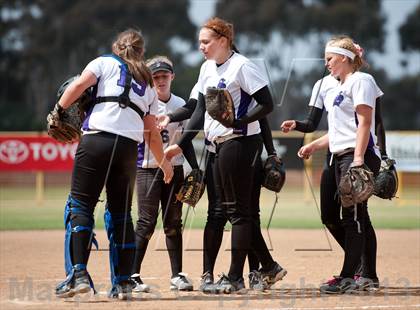 Thumbnail 1 in Santana Vs Cathedral Catholic (CIF SDS D3 Final) photogallery.