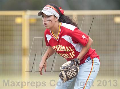 Thumbnail 1 in Santana Vs Cathedral Catholic (CIF SDS D3 Final) photogallery.