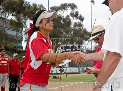 Thumbnail 1 in Santana Vs Cathedral Catholic (CIF SDS D3 Final) photogallery.