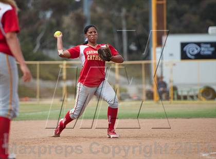 Thumbnail 3 in Santana Vs Cathedral Catholic (CIF SDS D3 Final) photogallery.