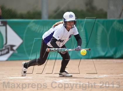Thumbnail 2 in Santana Vs Cathedral Catholic (CIF SDS D3 Final) photogallery.