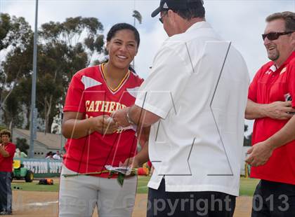 Thumbnail 1 in Santana Vs Cathedral Catholic (CIF SDS D3 Final) photogallery.